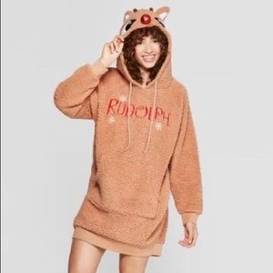 Rudolph The Red-nosed Reindeer Sherpa Union Suit